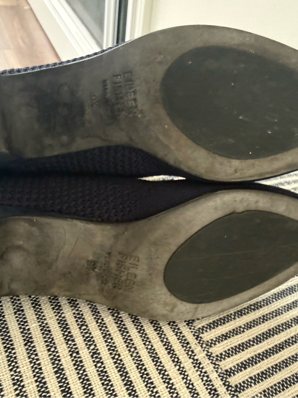 Eileen Fisher Stretch Knit Bootie - Navy - Picture 8 of 8